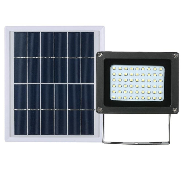 Solar Powered Floodlight 54 LED IP65 Waterproof Lights Outdoor Security with Bracket Image 4