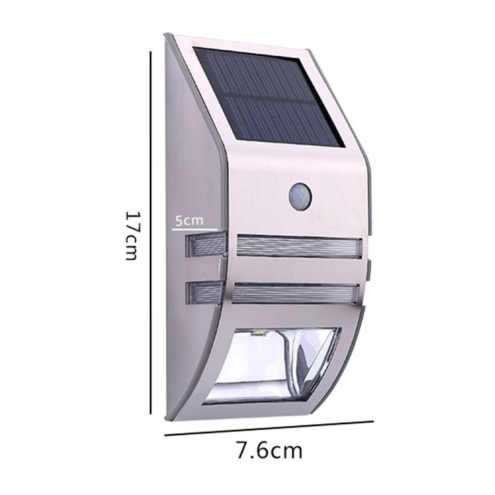 Solar-powered Light with 2 SMD LED Polycrystalline Solar Panel PIR Sensor Environmental-friendly Image 4