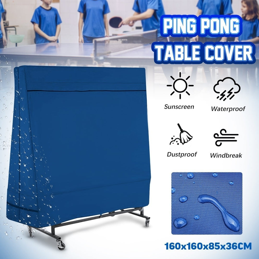 Table Tennis Sheet Waterproof Dustproof Cover Image 7