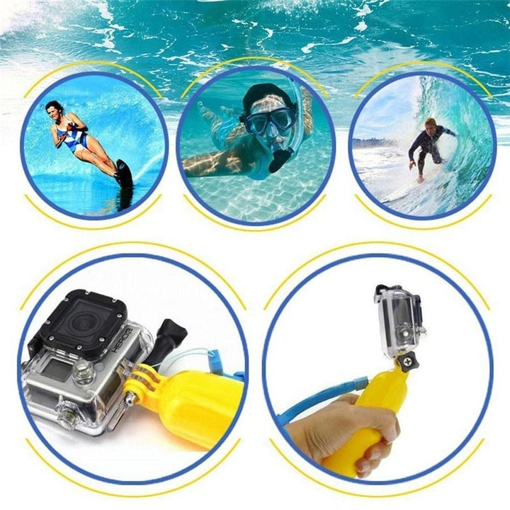 Three-piece Suit Adjustable Action For Gopro Camera Chest Strap Headband Floating Hand Grip Image 4