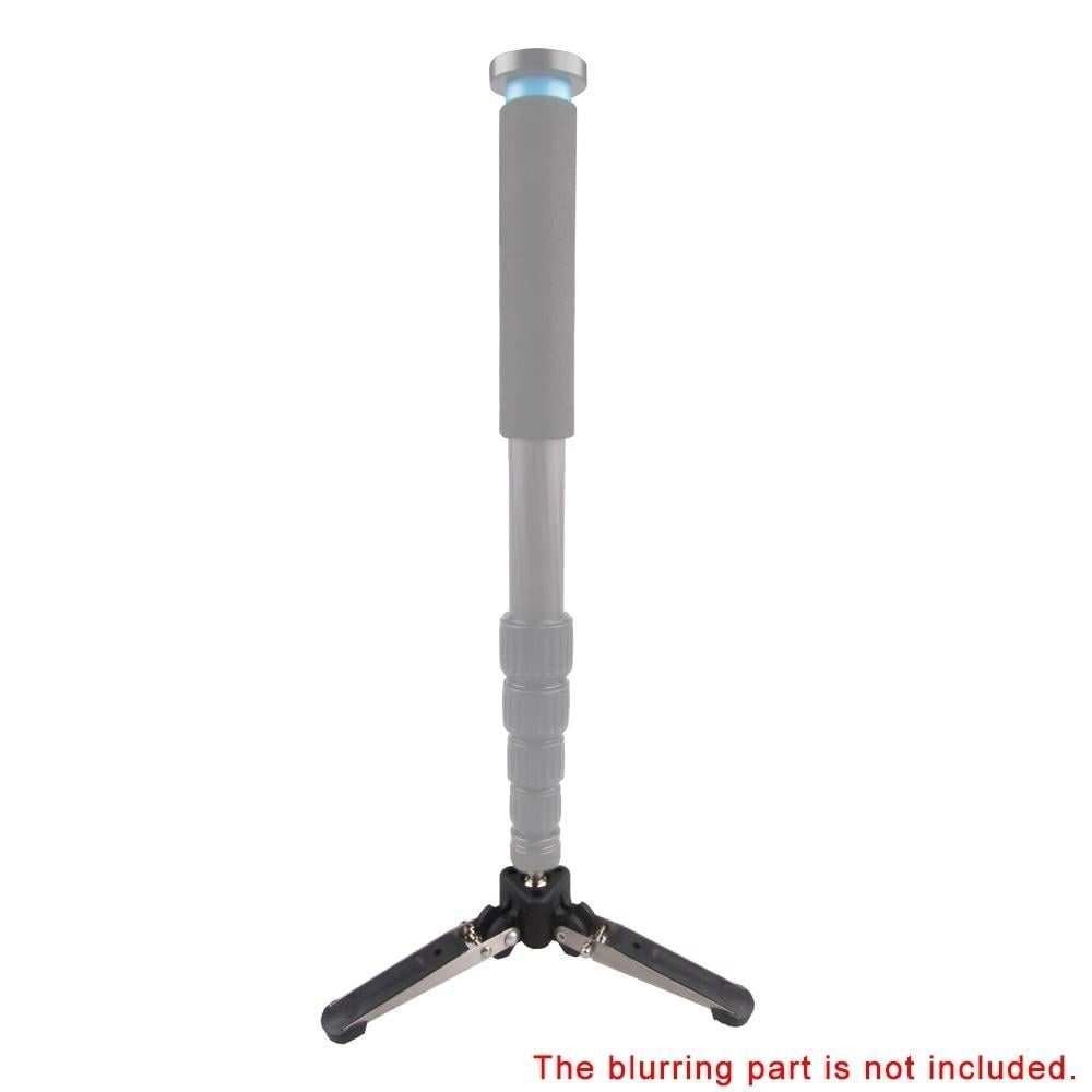 Universal Three-Foot Support Stand Monopod Base for Tripod Head DSLR Cameras 3,8" Screw Image 7