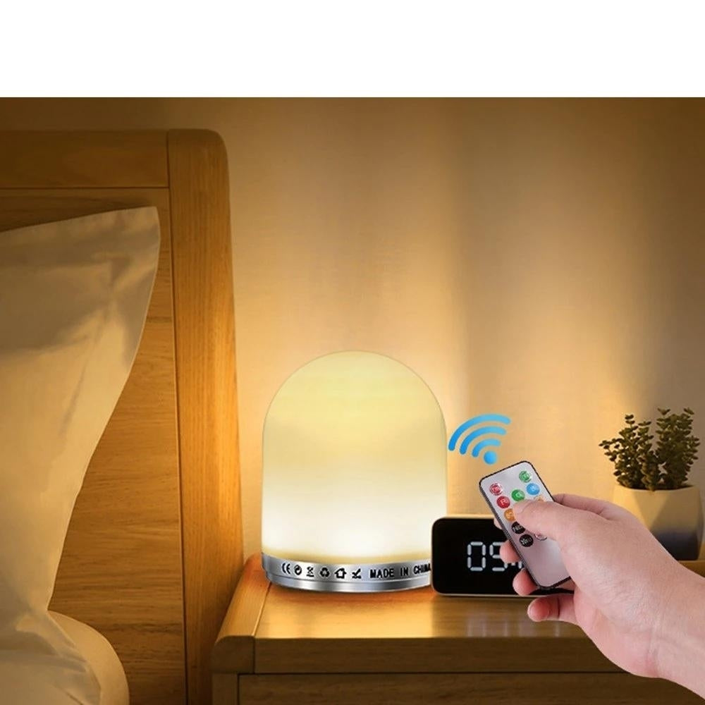 USB Rechargeable RGB LED Nightlight for Baby Children Room Bedroom Image 9