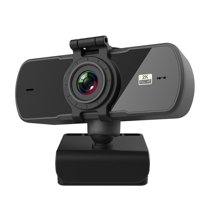 USB Webcam 2K High-definition Computer Camera Conference Cam with Microphone Driver Image 3