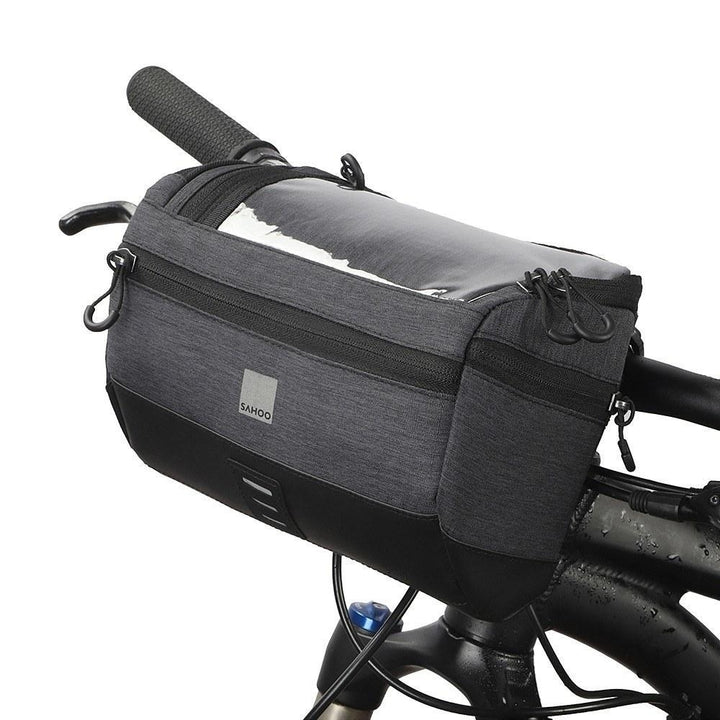 Waterproof Bike Bag Multifunctional Front Bicycle Cycling Handlebar Pannier Large Capacity MTB Phone Holder Road Storage Image 2