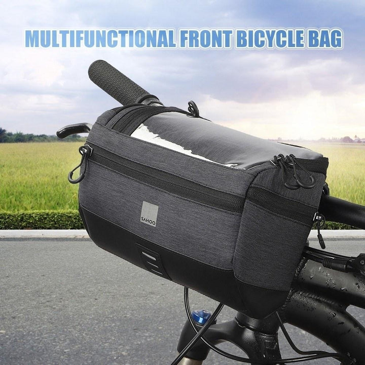 Waterproof Bike Bag Multifunctional Front Bicycle Cycling Handlebar Pannier Large Capacity MTB Phone Holder Road Storage Image 10