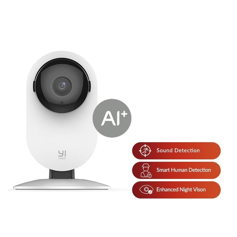 Wifi Full HD IP Camera Human Motion Voice Detection Artificial Intelligence Night Vision CCTV Image 1