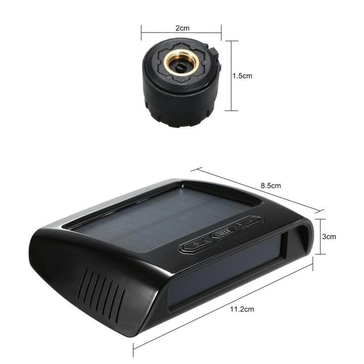 Wireless Solar Power TPMS Tire Pressure Monitoring System RV Truck with 6 External Sensors Image 8