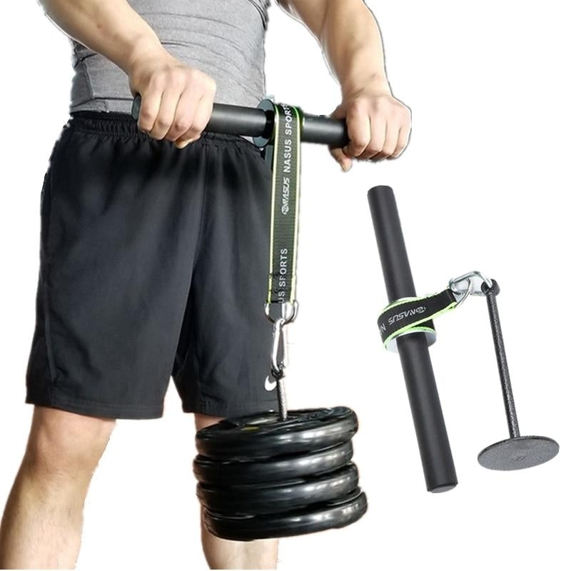 Wrist Blaster Power Weight Roller Trainer Triceps Lifting Rope Gripper Strengthener Equipment Image 1