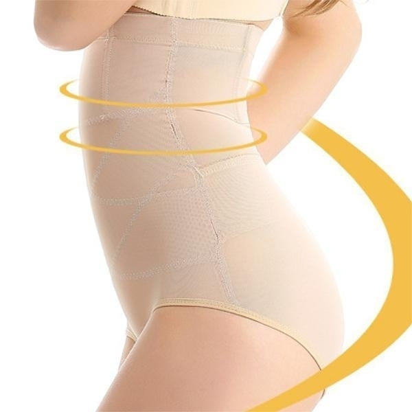 Breathable Stripping Back Tummy Control High Waist Postpartum Shapewear Image 9