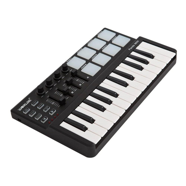25-Key USB Keyboard and Drum Pad MIDI Controller Image 4