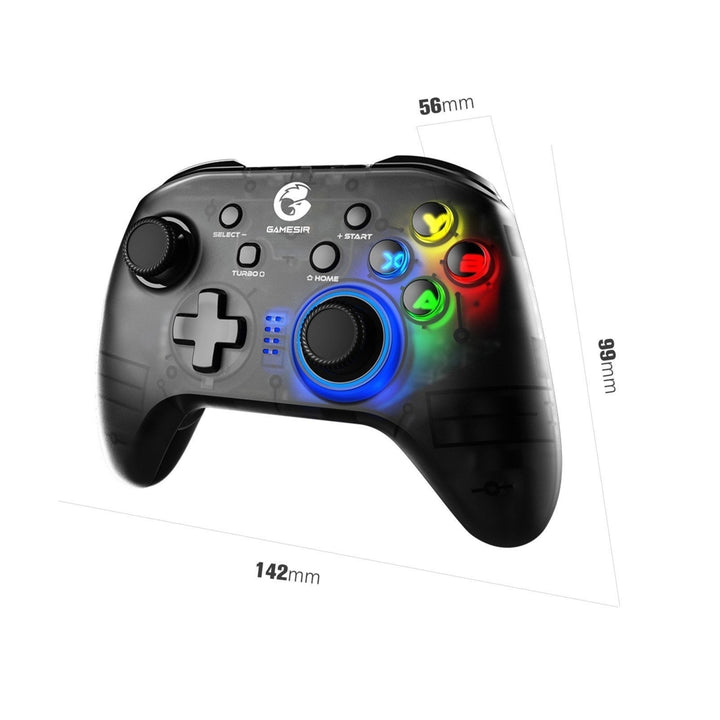 Gaming Controller Wireless Game Gamepad with LED Backlight Replacement for Windows 7 8 10 PC iOS Android Nintendo Switch Image 6