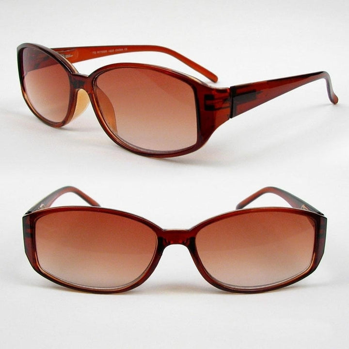 Classic Sun Readers Full Lens Spring Hinges Reading Sunglasses for Women Image 1