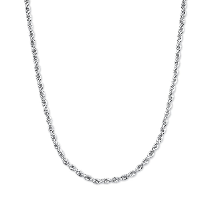 Sterling Silver 1.4 mm Rope Chain 18" Image 1