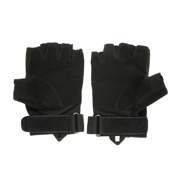 Hard Knuckle Tactical Gloves Half Finger Sport Shooting Hunting Riding Motorcycle Image 1