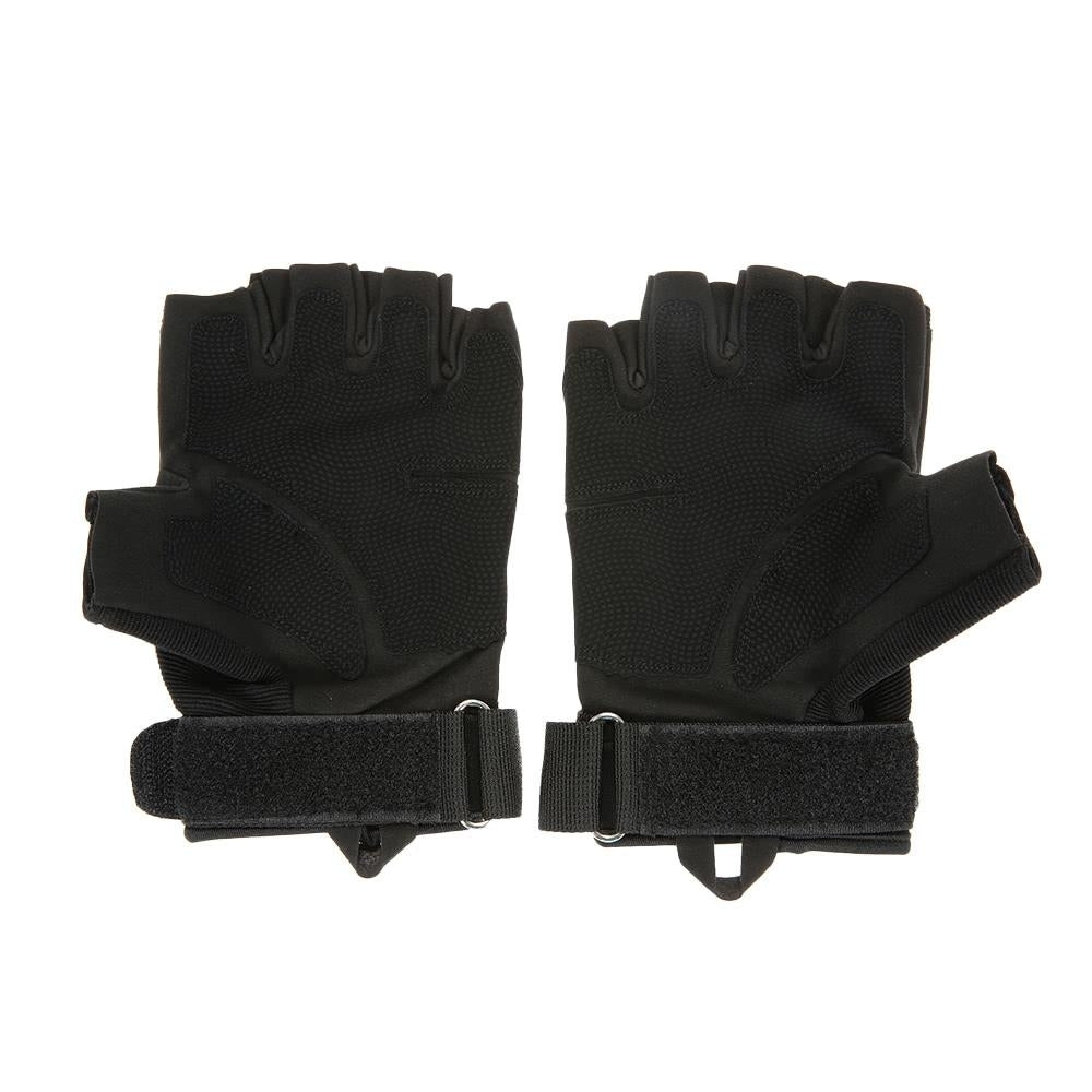Hard Knuckle Tactical Gloves Half Finger Sport Shooting Hunting Riding Motorcycle Image 2
