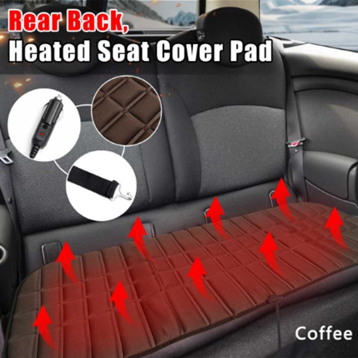 Car Rear Row Heating Seat Cushion Winter Heater 12V Image 8