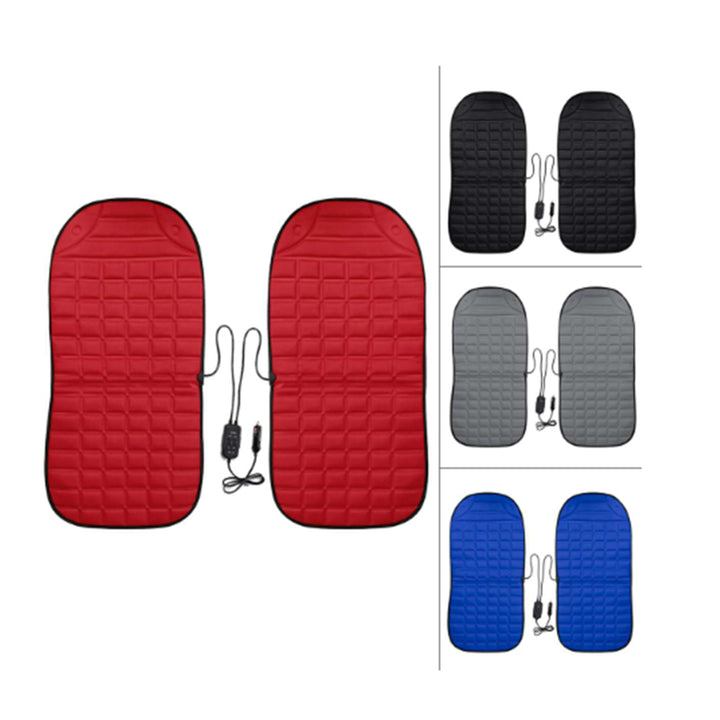 Car Front Seat Heating Cover Pad with Intelligent Temperature Controller 2pcs 12V Image 8