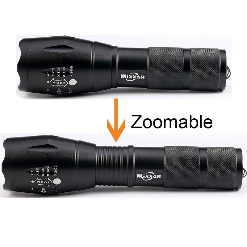 8000LM Powerful Waterproof LED Portable Camping Lamp Torch Lights Lanternas Self Defense Tactical Flashlight Image 3