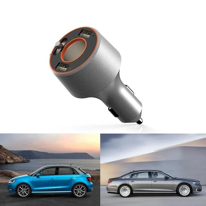 Wireless Bluetooth FM Transmitter Stereo Hands-Free Car Charger Flash Drive MP3 Player Image 4
