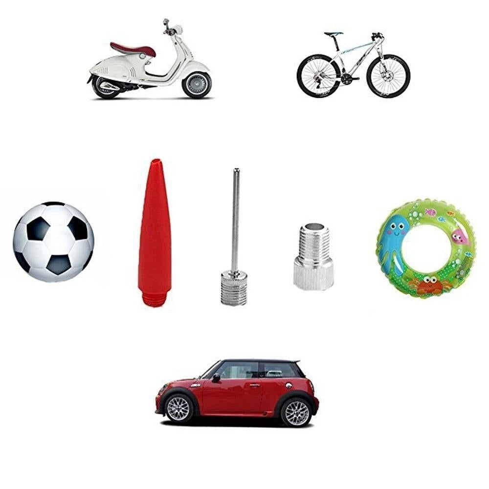 12 Voltage Portable Air Pump Electric Tire Inflator Car Bike Bicycle Wireless Inflatable Image 2