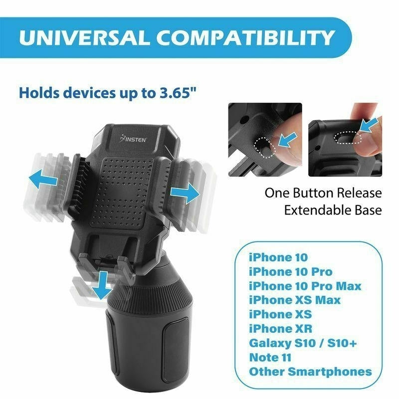 Adjustable Car Mount Universal Phone Cup Holder 360 Cell Phone Stand Image 4