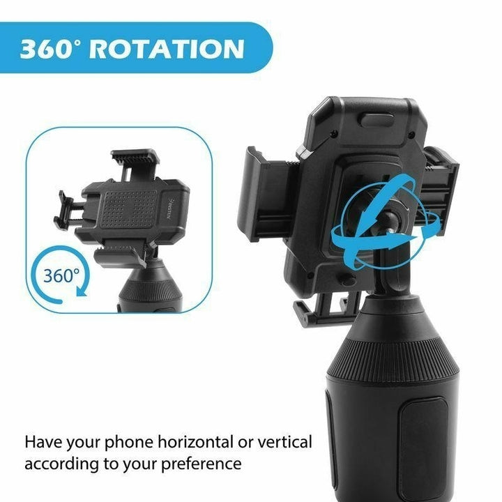 Adjustable Car Mount Universal Phone Cup Holder 360 Cell Phone Stand Image 4