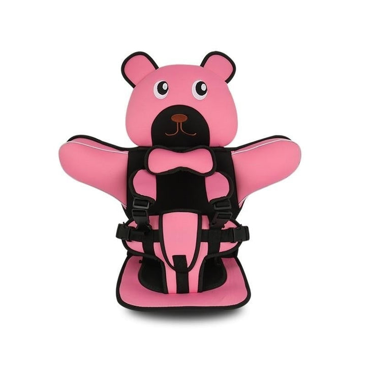 Bear Baby Seat Cushion for Stroller and Car Seat Headandbody Support Portable Seat Mat Liner for 9 Months To 12 Years Image 1