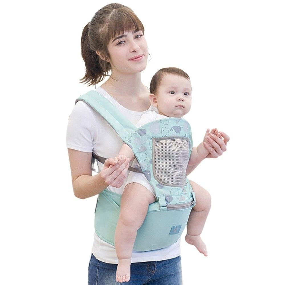 Newborn Baby Carrier Baby Sling Wrap Portable Breathable Adjustable Hip Seat for Infant Under 36 Months Image 1