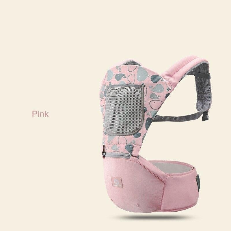 Newborn Baby Carrier Baby Sling Wrap Portable Breathable Adjustable Hip Seat for Infant Under 36 Months Image 7