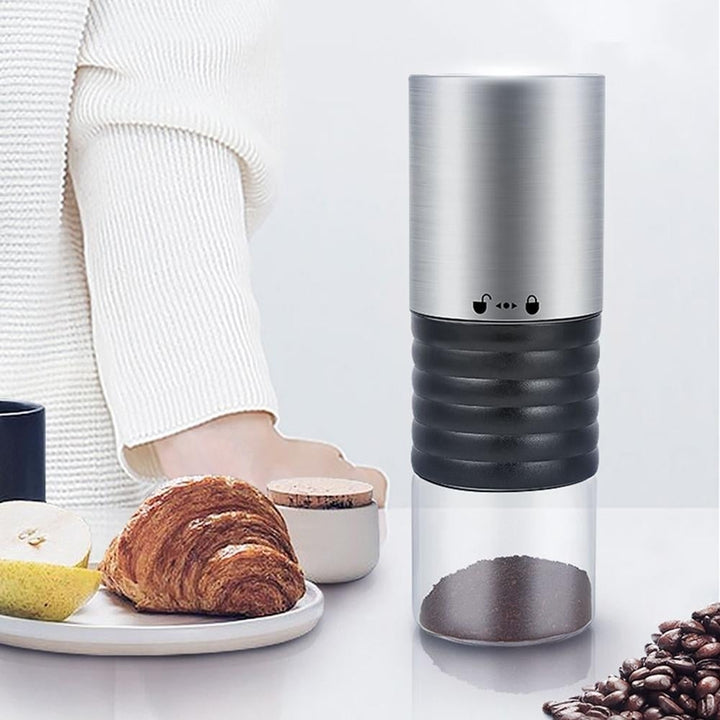 Portable Auto Coffee Grinder with Rechargeable Battery and Adjustable Fitness Image 3