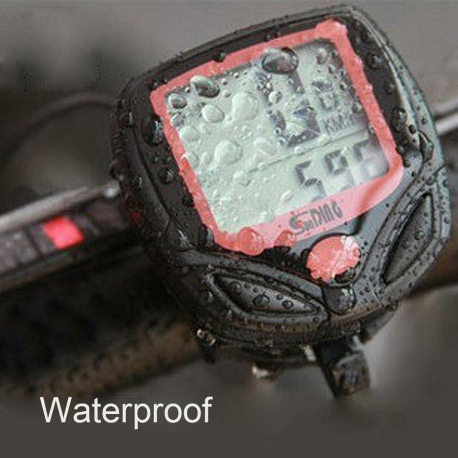 SD-548B Waterproof Bicycle Speedometer Stopwatch Odometer with LCD Backlight Image 1