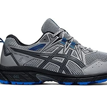 ASICS Mens Gel-Venture 8 Running Shoes Medium SHEET ROCK/ELECTRIC BLUE Image 1