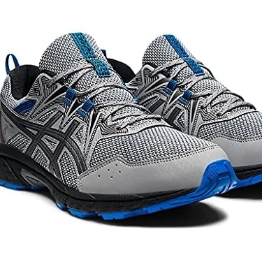 ASICS Mens Gel-Venture 8 Running Shoes Medium SHEET ROCK/ELECTRIC BLUE Image 2