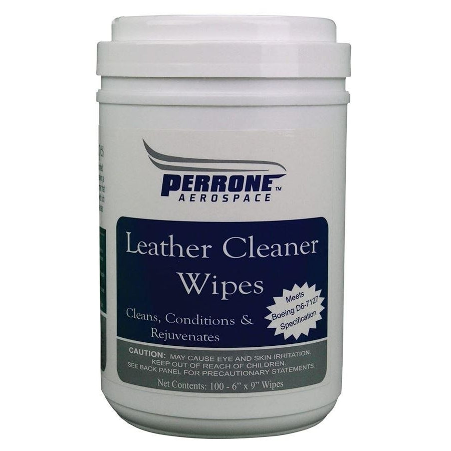 Perrone Aerospace SW-145 - Leather Cleaner Wipes (Tub) - 100 ct. Image 1