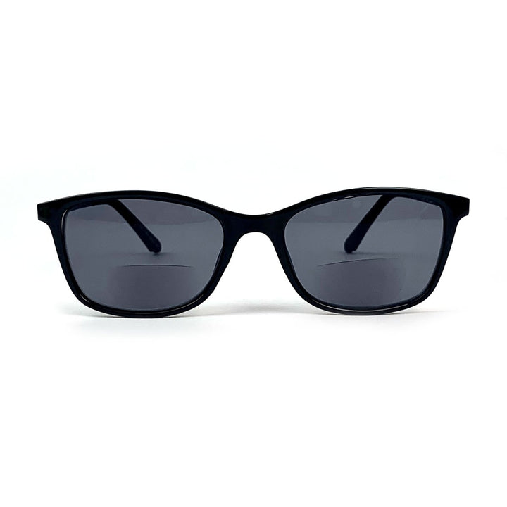 Bifocal Sun Readers Classic Frame Geek Retro Style Reading Sunglasses Image 4