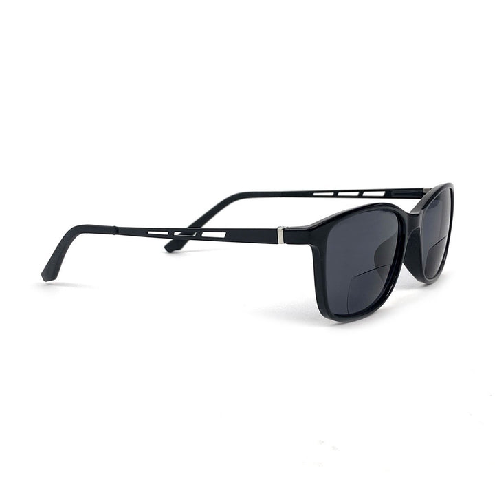 Bifocal Sun Readers Classic Frame Geek Retro Style Reading Sunglasses Image 4