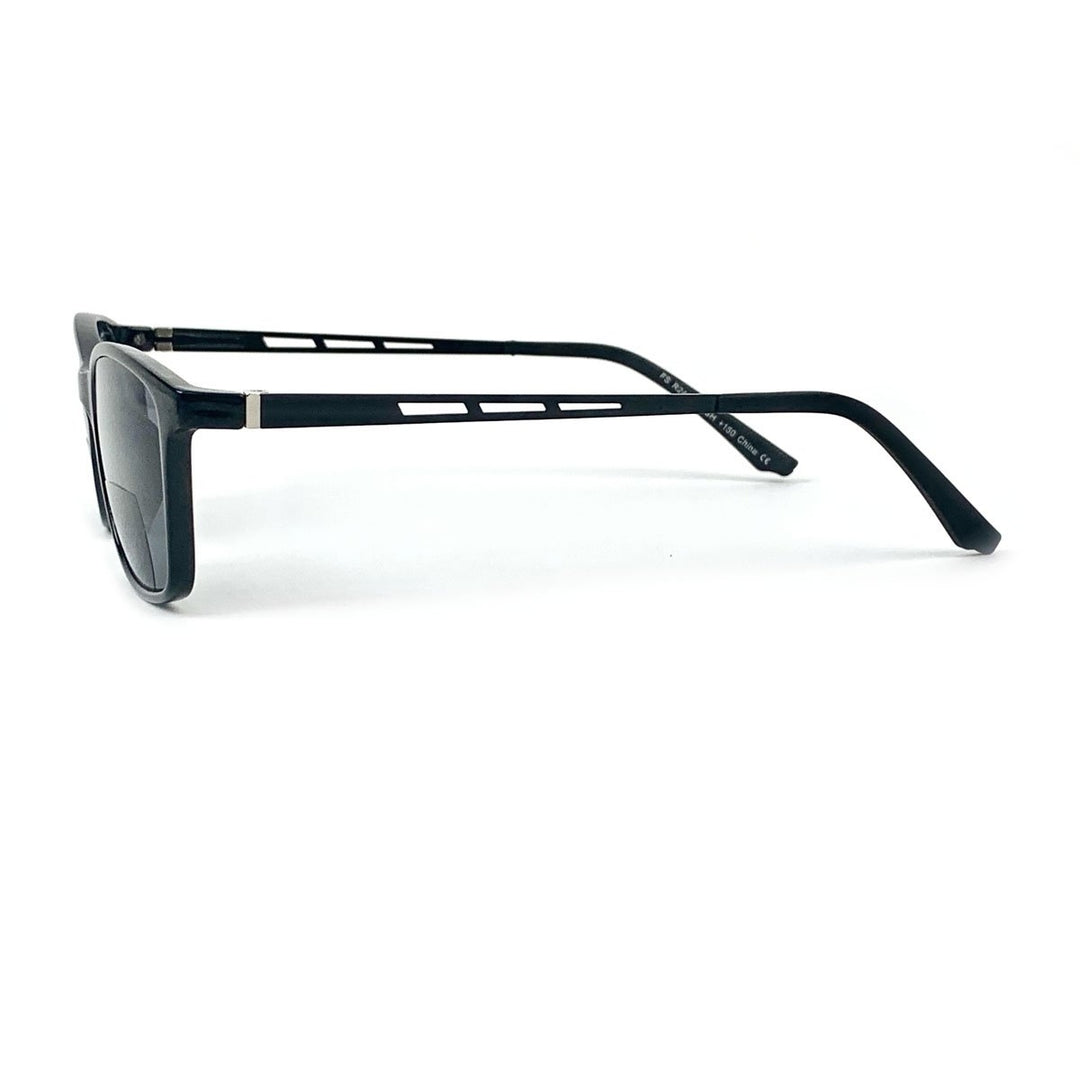 Bifocal Sun Readers Classic Frame Geek Retro Style Reading Sunglasses Image 6