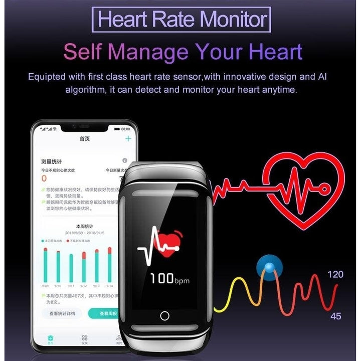 Smart Watch with Bluetooth Earphone Heart Rate Pedometer Image 8