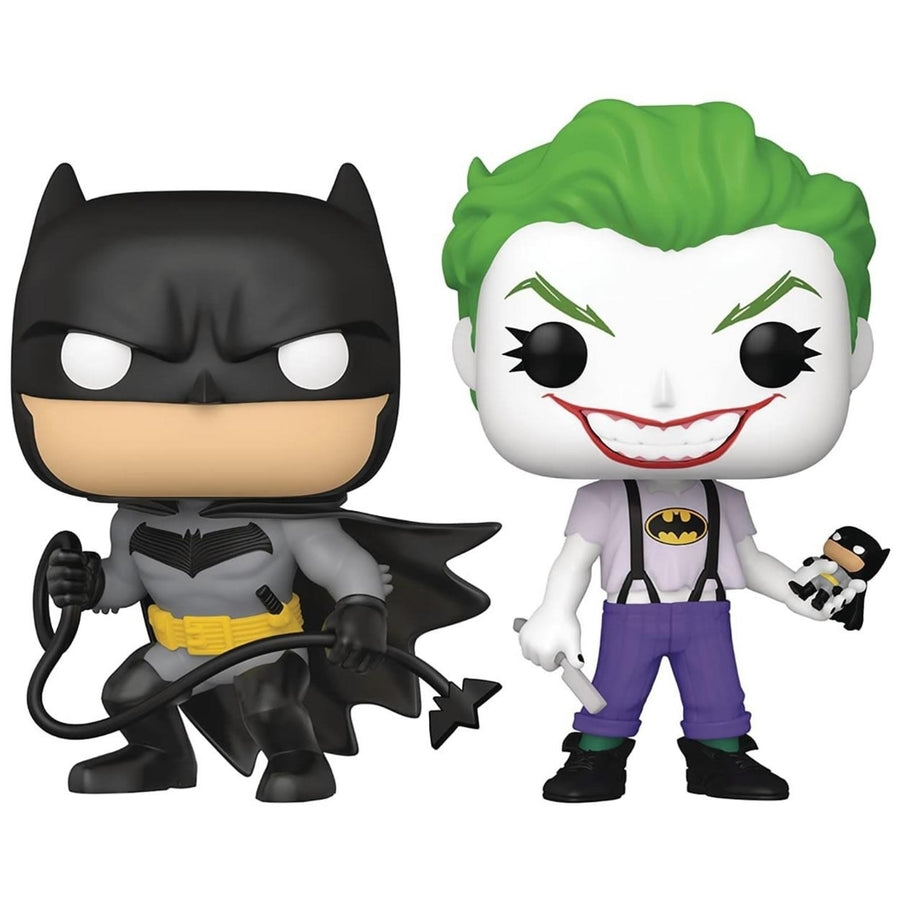 Funko Pop White Knight Batman and Joker PX Exclusive SD 2021 DC Heroes 2pack Image 1