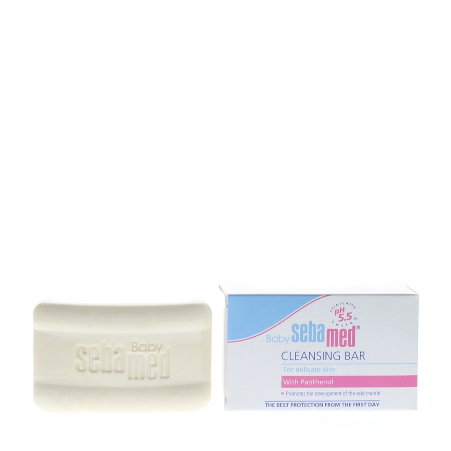 Sebamed Baby Cleansing Bar for Delicate Skin with Panthenol 100g/3.52oz Image 1