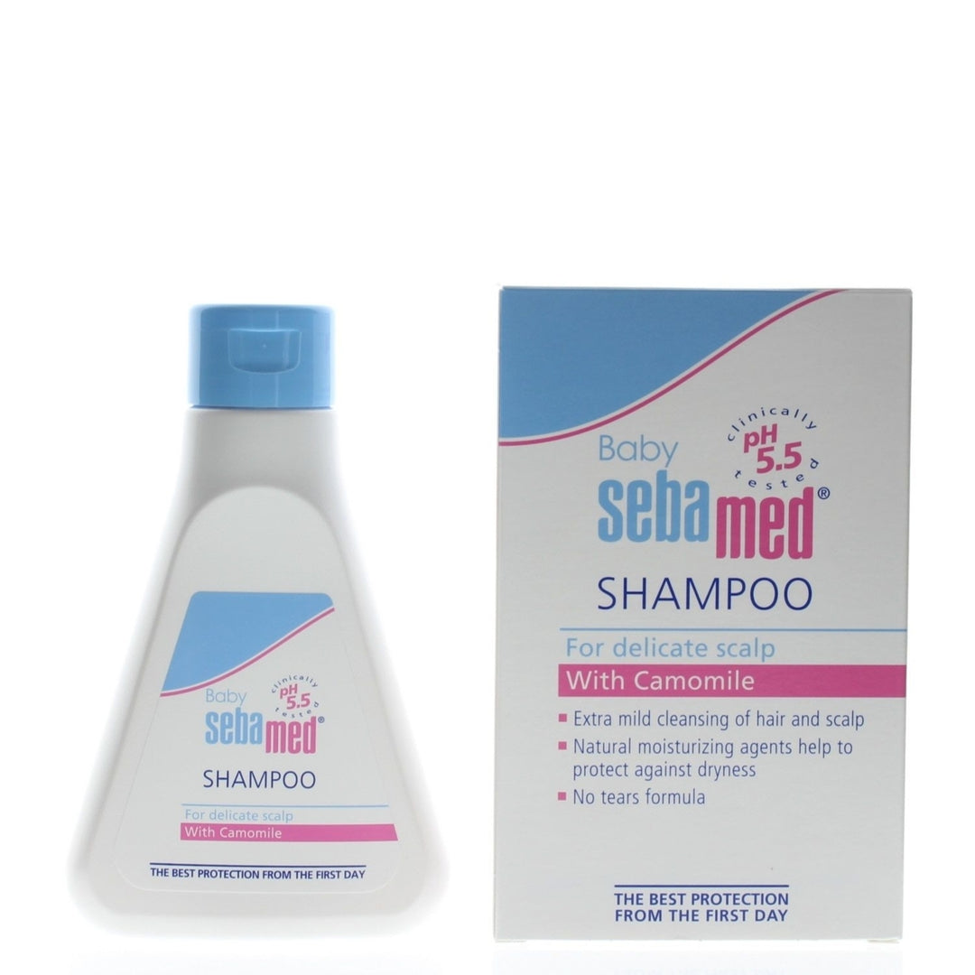 Sebamed Baby Shampoo for Delicate Scalp with Camomile 250ml/8.45oz Image 1