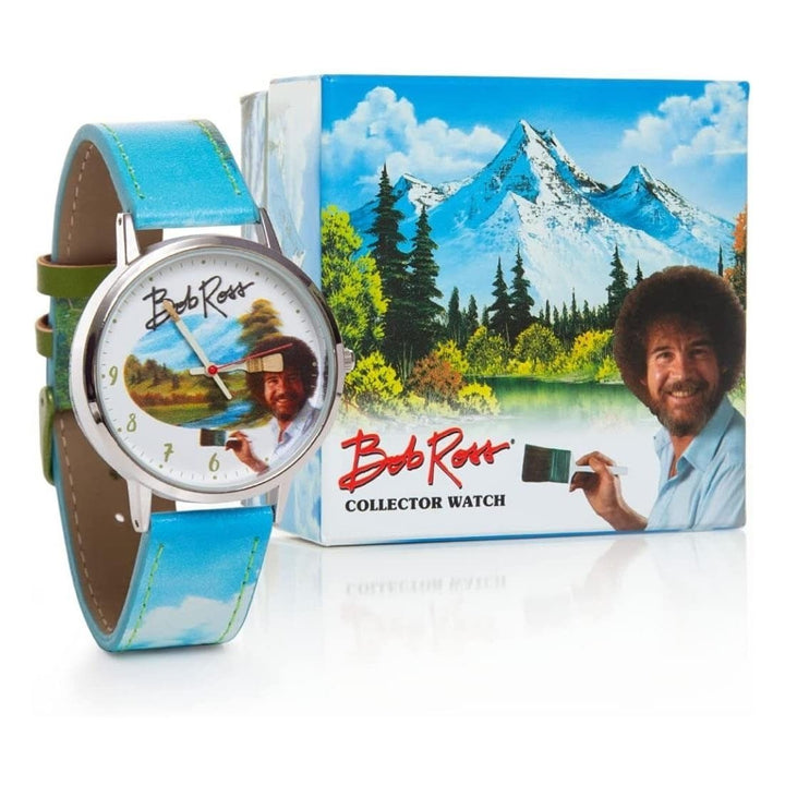 Bob Ross Analog Watch Mighty Mojo Retro Collectors Pop Culture Gift Image 1