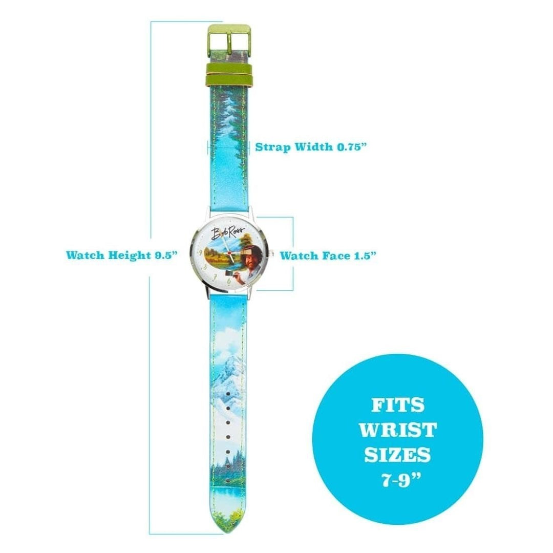 Bob Ross Analog Watch Mighty Mojo Retro Collectors Pop Culture Gift Image 2