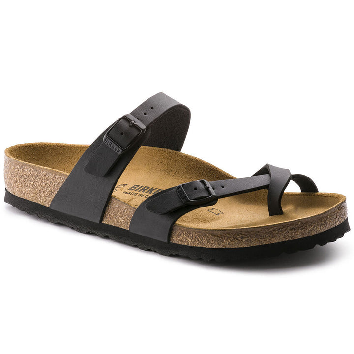 BIRKENSTOCK Mayari Black Sandals Women Adjustable Birko-Flor 0071791 0071793 Image 1