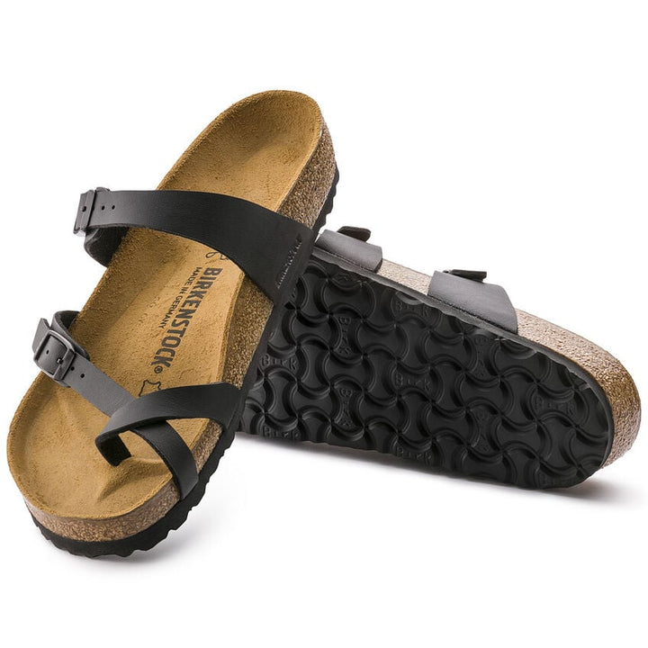 BIRKENSTOCK Mayari Black Sandals Women Adjustable Birko-Flor 0071791 0071793 Image 4