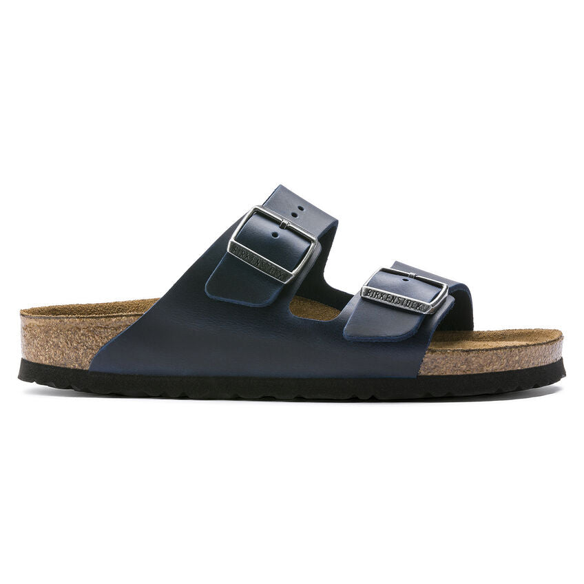 BIRKENSTOCK Unisex Arizona Soft Footbed Blue Oiled Nubuck Leather (regular width) - 1013643 OILED NUBUCK BLUE Image 2