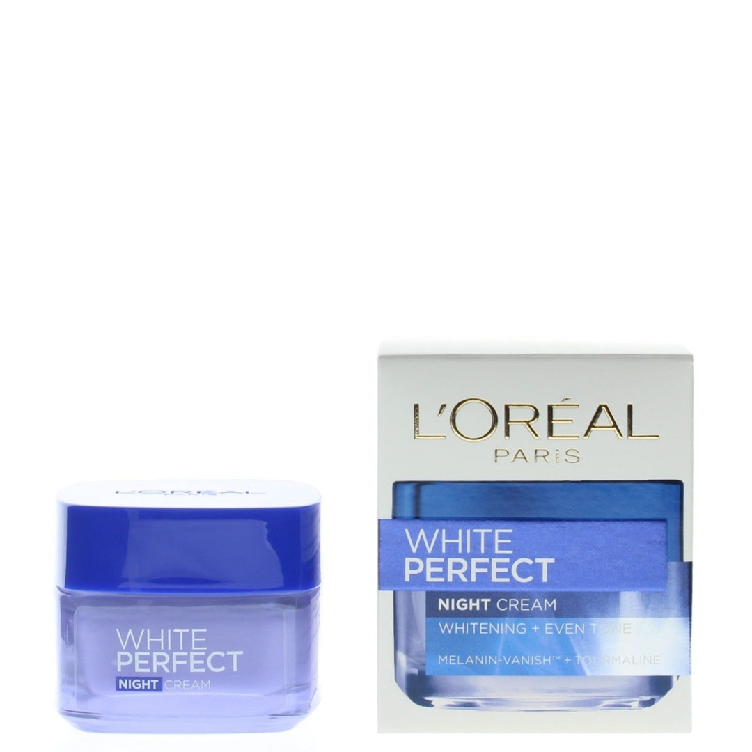 Loreal Paris White Perfect Night Cream Whitenening + Even Tone 50ml/1.7oz Image 1