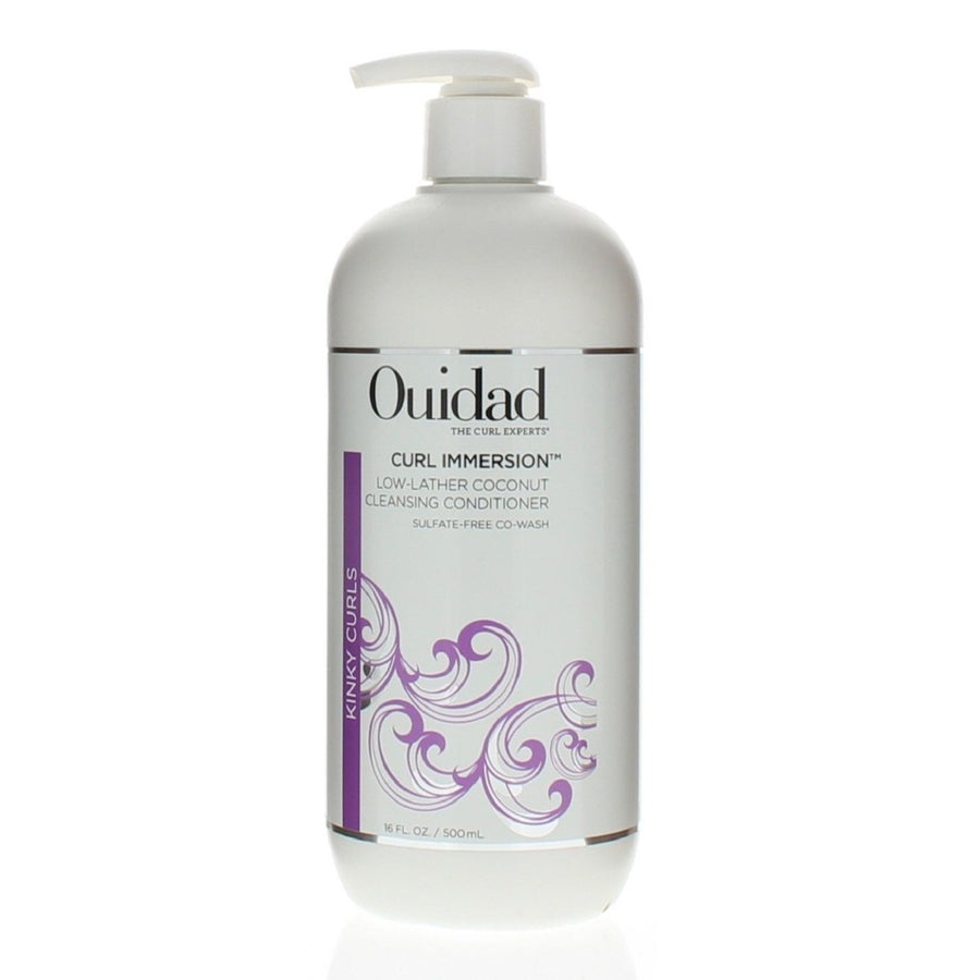 Ouidad Curl Immersion Low-Lather Coconut Cleansing Conditioner 16oz Nourishing Image 1