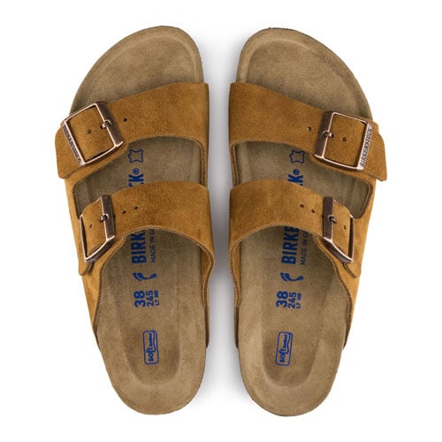 BIRKENSTOCK Arizona Soft Footbed Mink Suede 6.5 Unisex Comfort Sandals 1009526 Image 4