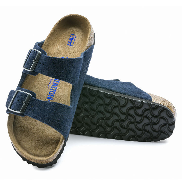 BIRKENSTOCK Womens Arizona Soft Footbed Night (blue) Suede (narrow width) - 1014204 NIGHT Image 4